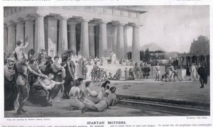 Mères spartiates - Herbert Sidney